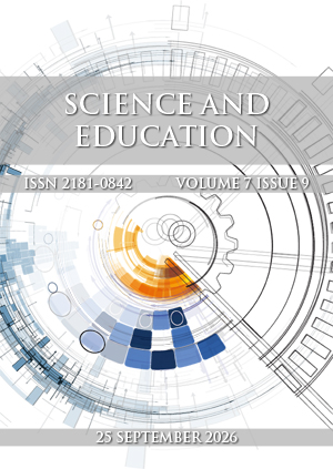 					View Vol. 7 No. 9 (2026): Science and Education
				